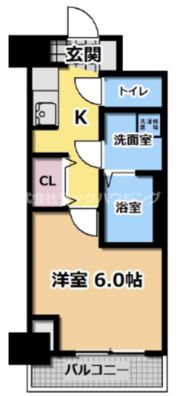 クレアート北大阪レヴァンテの間取り画像