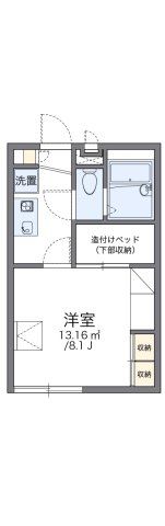 レオパレスベルンの間取り画像