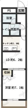 平成ハイツの間取り画像