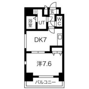 Blue Bee桜川駅前の間取り画像