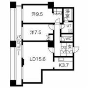 グランパークハイツの間取り画像