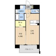 クイーンズ京町の間取り画像