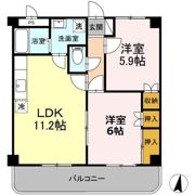 コンフォールパレスの間取り画像