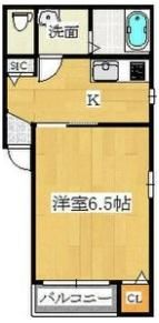 ローズテラス長田の間取り画像