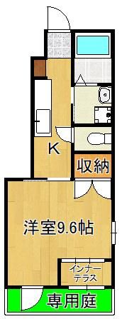 コーポRelaの間取り画像