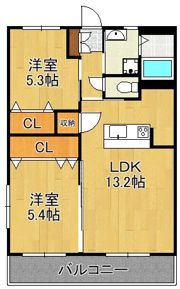 シベール本城の間取り画像