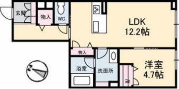 ピアヌーラ東雲の間取り画像