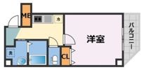 フィオーラマンション天王寺の間取り画像