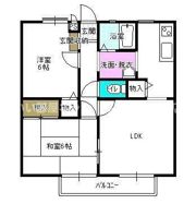 グリーンヒルズ香川C棟の間取り画像