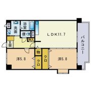 オアシス高宮の間取り画像