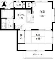 ハウス新道の間取り画像
