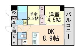 ファーストフィオーレ東灘の間取り画像