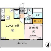 ディアプレイスの間取り画像