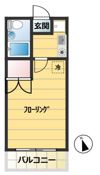 コーポ竹島の間取り画像