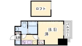 エステムコート神戸・県庁前Ⅳ GRANDIOの間取り画像