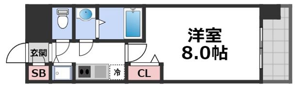 メゾン・ド・ヴィレ 深江の間取り画像