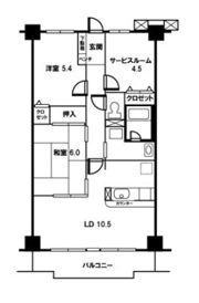 ラ・メージュ朝霞台の間取り画像
