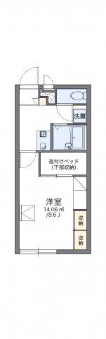 レオパレスローズの間取り画像