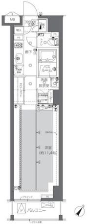 ZOOM渋谷神山町の間取り画像