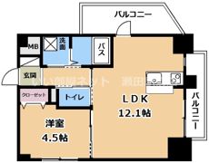 ロイヤルレジェンド西大津弐番館の間取り画像