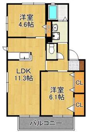 フォレストVIIの間取り画像
