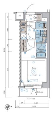 SYFORME YOKOHAMA-SAKURAGICHOの間取り画像