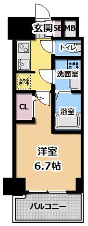 ファーストフィオーレ城北公園通の間取り画像