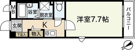 フィネス岡西の間取り画像