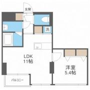 セイワ南堀江リバーレジデンス WESTの間取り画像
