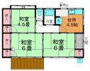 本陣前貸家 2号棟の間取り画像