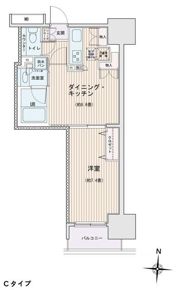 エスティメゾン錦糸町Ⅱの間取り画像