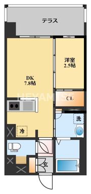 フロンティアききつⅡの間取り画像