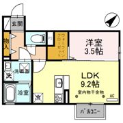シェレトワレ上冨居 B棟の間取り画像