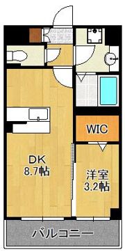 コンフォールパピヨンの間取り画像