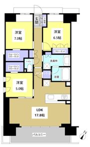 ブライトタウン天竜川駅前フレシア(1001)の間取り画像