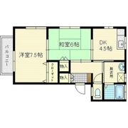 コーポ藤の間取り画像
