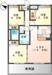 ベィビー コートの間取り画像