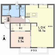 エスパディ B棟の間取り画像
