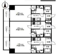 R SQUARE 東天満の間取り画像