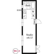 アパートメントクロ三軒茶屋の間取り画像