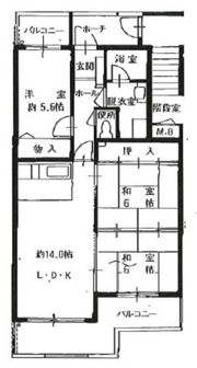 ベルメゾン東光倉田の間取り画像