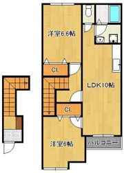 どんどんハウスIIの間取り画像