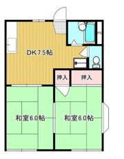 メゾン庭瀬B棟の間取り画像