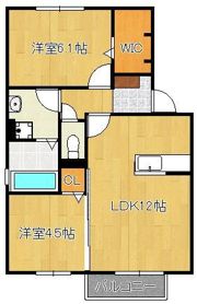 クレール引野の間取り画像