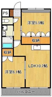 リバーステージIの間取り画像