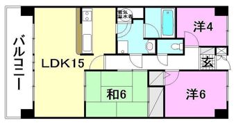 グラシアス道後の間取り画像