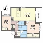 Azure東雲の間取り画像