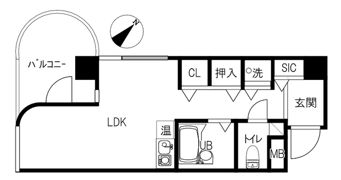 ステラ池田町の間取り画像