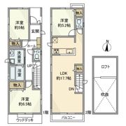 成田東戸建の間取り画像