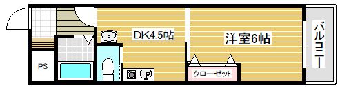井上マンションの間取り画像